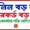 দলিল বড় নাকি রেকর্ড বড়