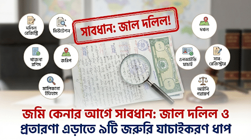 জমি কেনার আগে করনীয়